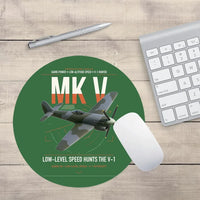 Thumbnail for Hawker Tempest Mk V design on green round mouse pad