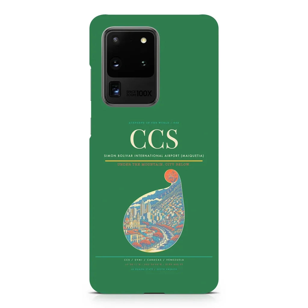 Simon Bolivar International Airport (Maiquetia) CCS Samsung Case - Green