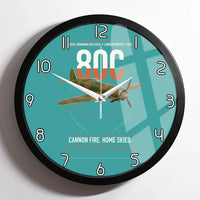 Thumbnail for IAR 80C design on turquoise framed wall clock