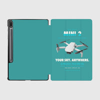 Thumbnail for DJI Mini 2 design on turquoise samsung tablet tablet case