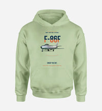 Thumbnail for F-86F SABRE design on light green hoodie single side