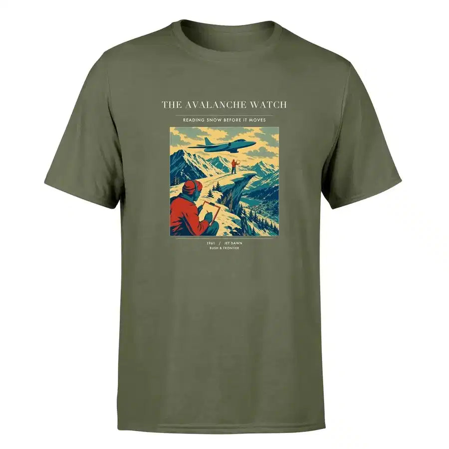 VINTAGE G4344 - The Avalanche Watch - Premium T-Shirt design on greenarmy premium t shirt