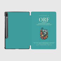Thumbnail for Norfolk International Airport (ORF) design on turquoise samsung tablet tablet case