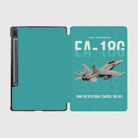 Thumbnail for EA-18G Growler design on turquoise samsung tablet tablet case