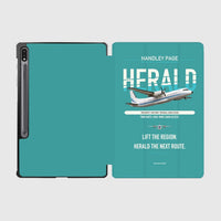 Thumbnail for Handley Page HPR.7 Dart Herald design on turquoise samsung tablet tablet case