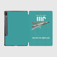 Thumbnail for Dassault Mirage IIIC design on turquoise samsung tablet tablet case