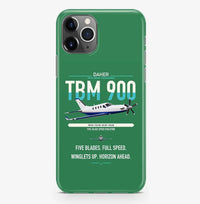 Thumbnail for Daher TBM 900 design on green magsafe iphone case, for iPhone Pro Max
