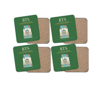 Thumbnail for M. R. Stefanik Airport BTS Coaster 4-Pieces-Set - Green