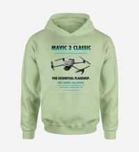 Thumbnail for DJI Mavic 3 Classic design on light green hoodie single side