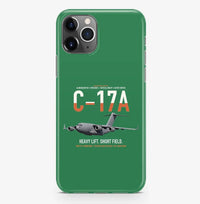Thumbnail for C-17A Globemaster III design on green magsafe iphone case, for iPhone Pro Max