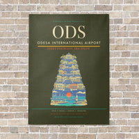 Thumbnail for Odesa International Airport ODS - Canvas No Frame - Green Army