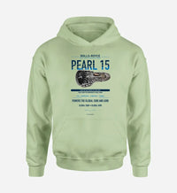 Thumbnail for PEARL 15 design on light green hoodie single side