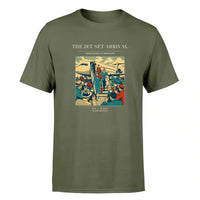 Thumbnail for VINTAGE G4121 - The Jet Set Arrival - Premium T-Shirt design on greenarmy premium t shirt