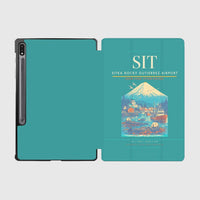 Thumbnail for Sitka Rocky Gutierrez Airport (SIT) design on turquoise samsung tablet tablet case