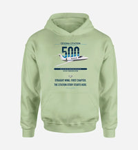 Thumbnail for Cessna Citation 500 - Citation I design on light green double-side hoodie, single-side print