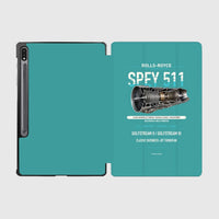 Thumbnail for SPEY 511 design on turquoise samsung tablet tablet case