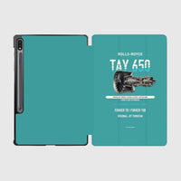 Thumbnail for TAY 650 design on turquoise samsung tablet tablet case