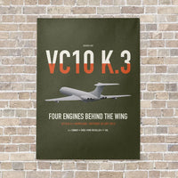 Thumbnail for Vickers VC10 K.3 vertical canvas print - no frame - green army background