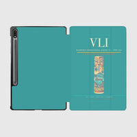 Thumbnail for Bauerfield International Airport (VLI) design on turquoise samsung tablet tablet case