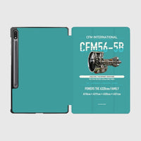 Thumbnail for CFM56-5B design on turquoise samsung tablet tablet case