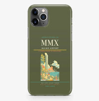 Thumbnail for Malmo Airport (MMX) design on green army iPhone 16 Pro MagSafe case