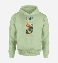 Thumbnail for Lampedusa Airport (LMP) design on light green hoodie single-side print