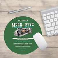 Thumbnail for M250-B17F design on green round mouse pad