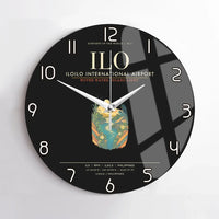 Thumbnail for Iloilo International Airport ILO Wall-Clock No-Frame - Black