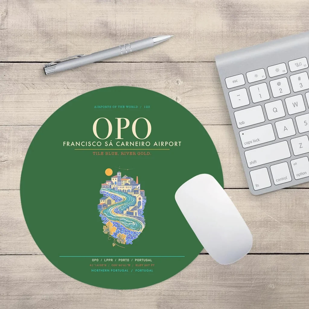 Porto Francisco Sa Carneiro Airport OPO - Douro Azulejo Current - Green