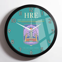 Thumbnail for Robert Gabriel Mugabe International Airport (HRE) design on turquoise framed wall clock