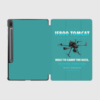 Thumbnail for Inspired Flight IF800 Tomcat design on turquoise samsung tablet tablet case