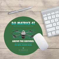 Thumbnail for DJI Matrice 4T design on green round mouse pad