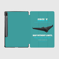 Thumbnail for AgEagle eBee X design on turquoise samsung tablet tablet case