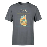 Thumbnail for San Sebastián Airport (EAS) T-Shirt single-side front print in Gray | san-sebastián-airport-eas-double-side-t-shirt