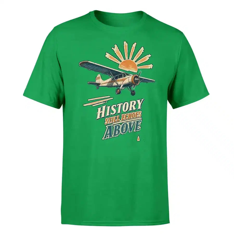 SIGNAL 576 - History Still Echoes Above - Premium T-Shirt design on green premium t shirt