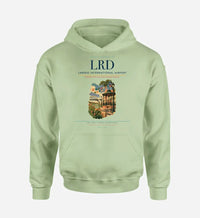 Thumbnail for Laredo International Airport (LRD) design on light green hoodie single-side print