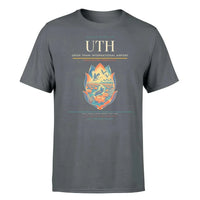 Thumbnail for Udon Thani International Airport (UTH) T-Shirt single-side front print in Gray | udon-thani-international-airport-uth-double-side-t-shirt