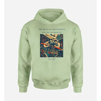 Thumbnail for VINTAGE G4323 - The Bicycle Shop Wings - Premium Hoodie design on lightgreen premium