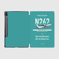 Thumbnail for Nord 262A design on turquoise samsung tablet tablet case