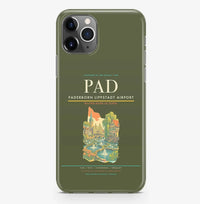 Thumbnail for Paderborn Airport (PAD) design on green army iPhone 16 Pro MagSafe case
