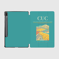 Thumbnail for Camilo Daza International Airport (CUC) design on turquoise samsung tablet tablet case