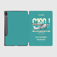 Thumbnail for Cessna 180J Skywagon design on turquoise samsung tablet tablet case
