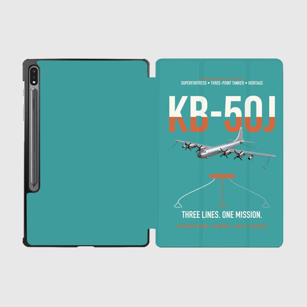 KB-50J Superfortress design on turquoise samsung tablet tablet case