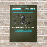 Thumbnail for DJI Matrice 350 RTK vertical canvas print - no frame - green army background