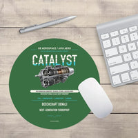 Thumbnail for CATALYST design on green round mouse pad