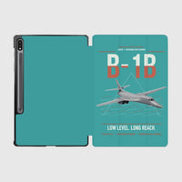 Thumbnail for B-1B Lancer design on turquoise samsung tablet tablet case