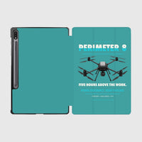 Thumbnail for Skyfront Perimeter 8 design on turquoise samsung tablet tablet case