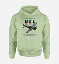 Thumbnail for Hawker Tempest Mk V design on light green double-side hoodie, single-side print