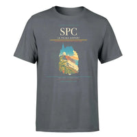 Thumbnail for La Palma Airport (SPC) T-Shirt single-side front print in Gray | la-palma-airport-spc-double-side-t-shirt