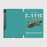 Thumbnail for F-111F Aardvark design on turquoise samsung tablet tablet case